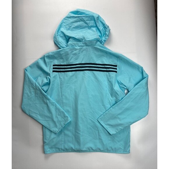 Adidas Women's L Pastel Blue Light Athletic Jacket - Picture 2 of 6
